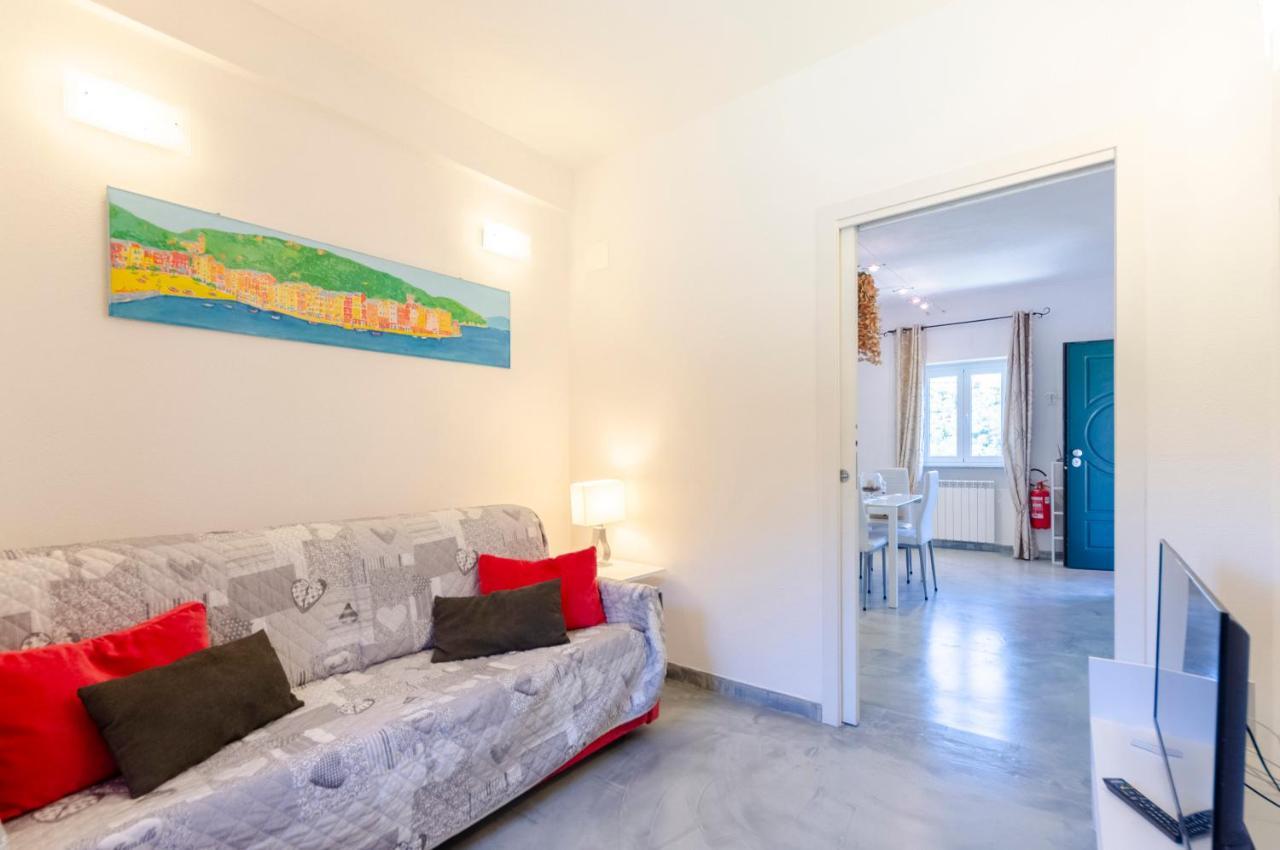 Alla Casa Rosa, Peaceful Apartment Surrounded By Greenery With Free Parking, Wifi & Air Conditioning Rapallo Kültér fotó