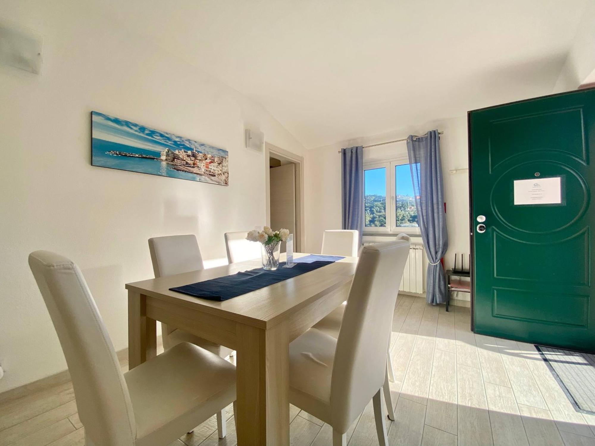 Alla Casa Rosa, Peaceful Apartment Surrounded By Greenery With Free Parking, Wifi & Air Conditioning Rapallo Kültér fotó