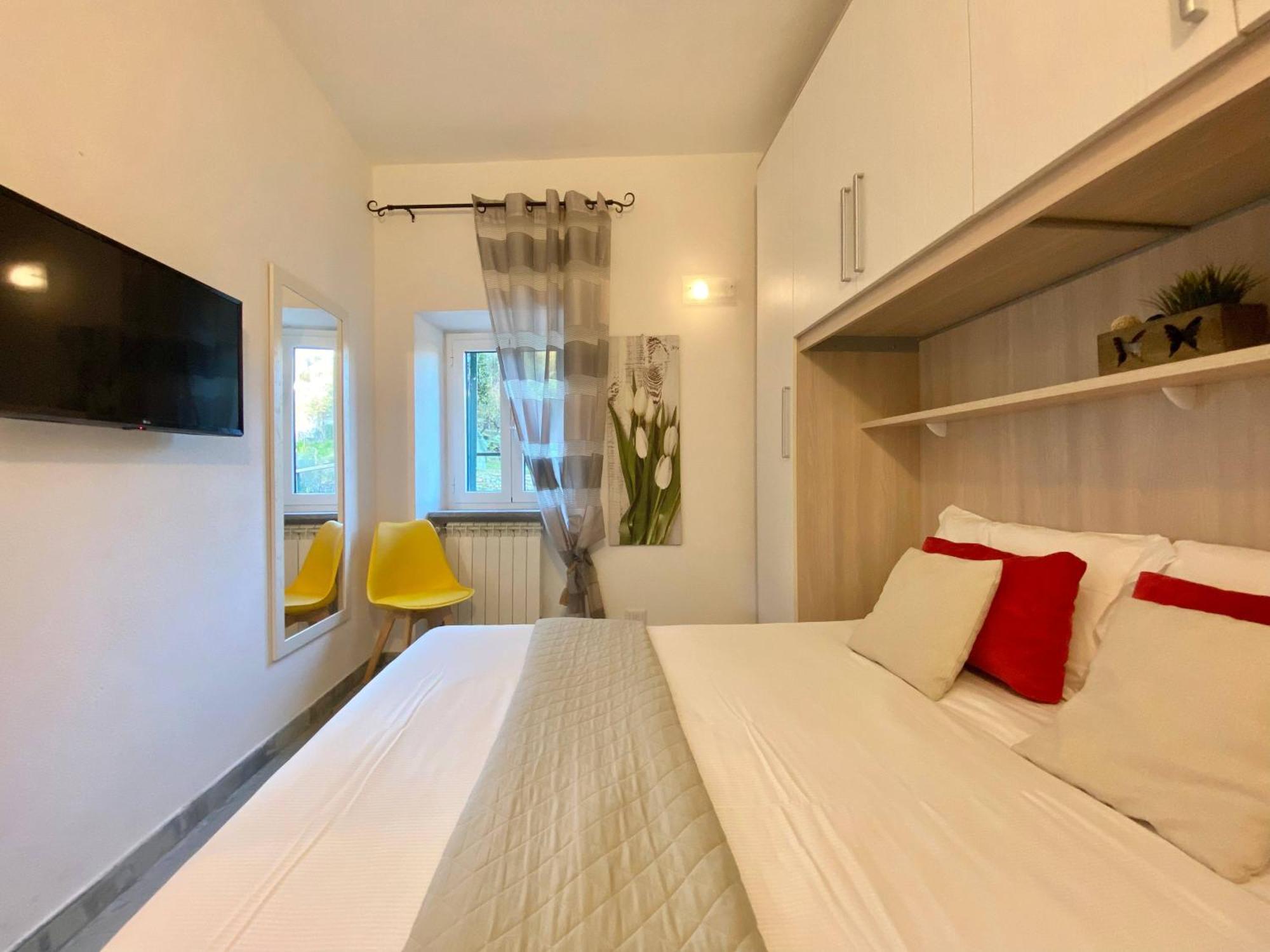 Alla Casa Rosa, Peaceful Apartment Surrounded By Greenery With Free Parking, Wifi & Air Conditioning Rapallo Kültér fotó
