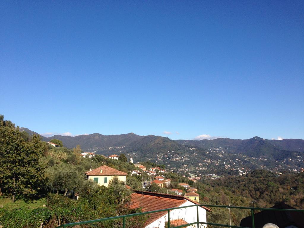 Alla Casa Rosa, Peaceful Apartment Surrounded By Greenery With Free Parking, Wifi & Air Conditioning Rapallo Kültér fotó